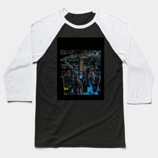 New York night Baseball T-Shirt